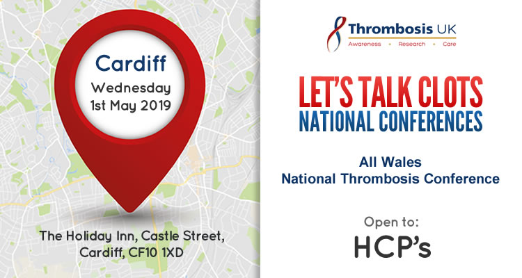 All Wales National Thrombosis Conference, Cardiff - FULLY BOOKED