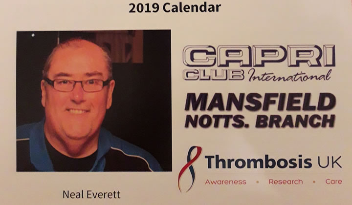 Capri Owner’s Club Calendar - In memory of Neal Everett