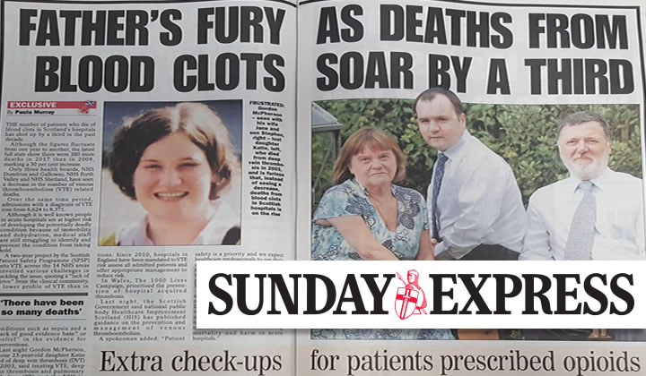 Mixed learning as death rates continue to rise Scotland, Sunday Express September 2019