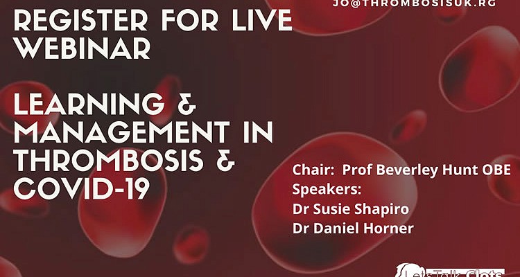 Management and Learning in Thrombosis & Covid-19 - Webinar